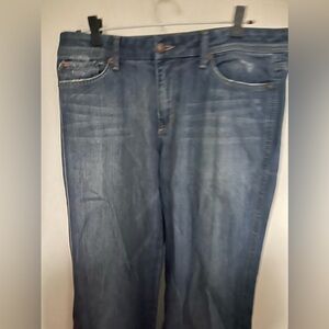 Joe’s Jeans Boot Cut Distressed Dark Wash size 30W #96